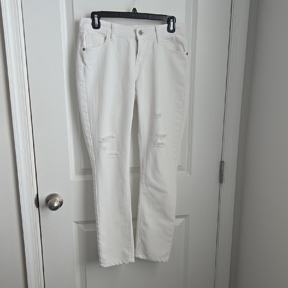 Old Navy Straight Leg White Jeans - Picture 1 of 7